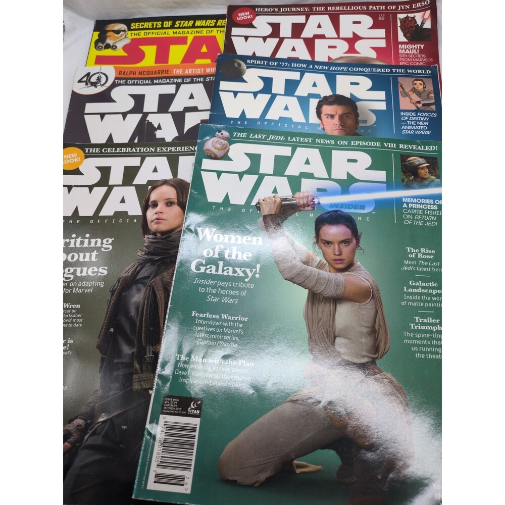 (6) Star Wars Insider Magazines 167 171 172 173 175 176